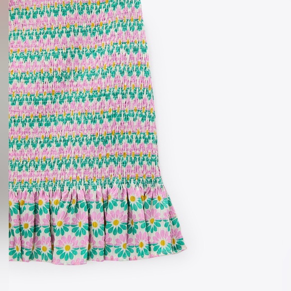 NWT Zara Smocked Skirt and Top Set Brand New - Picture 11 of 11